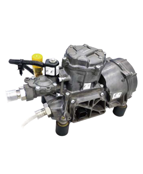 连续流量控制阀(CFV)<br><span>精确控制喷入进气管路的、 发动机运行所需的燃气的量</span>